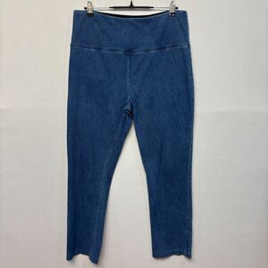 Lysse Women Pull On Jeans Size 1X Blue Stretch Denim D043 -23